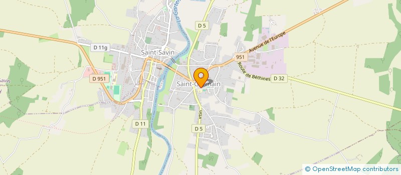 localisation de l'entreprise UNION SPORTIVE DE NALLIERS  NALLIERS