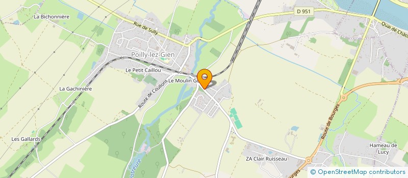 localisation de l'entreprise UNION SPORTIVE DE POILLY - AUTRY FOOTBALL à POILLY-LEZ-GIEN