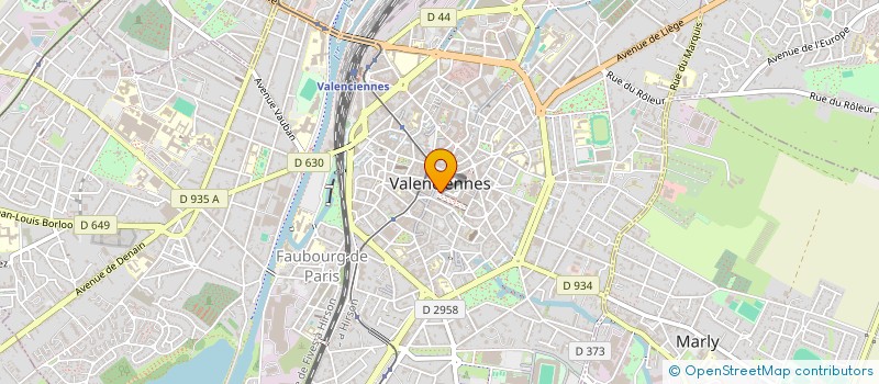 localisation de l'entreprise UNION SPORTIVE DE QUIEVRECHAIN  VALENCIENNES