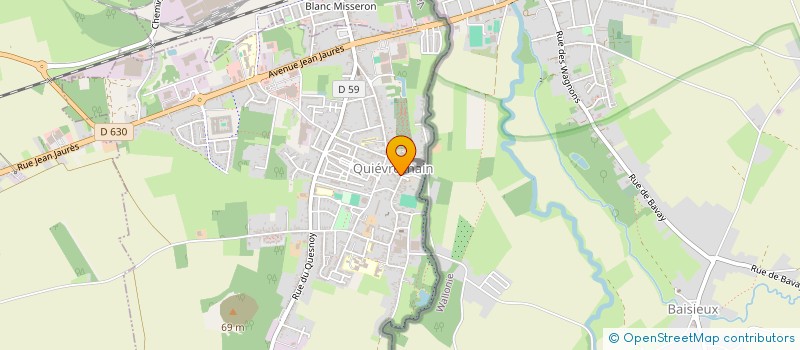 localisation de l'entreprise UNION SPORTIVE DE QUIEVRECHAIN à QUIEVRECHAIN