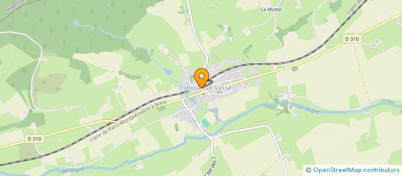 localisation de l'entreprise UNION SPORTIVE DE ROUESSE VASSE  ROUESSE-VASSE