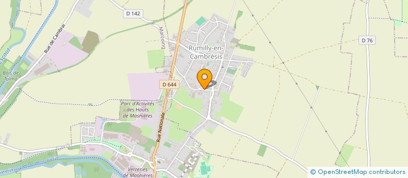 localisation de l'entreprise UNION SPORTIVE DE RUMILLY-EN-CAMBRESIS  RUMILLY-EN-CAMBRESIS