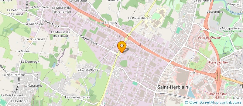 localisation de l'entreprise UNION SPORTIVE DE SAINT HERBLAIN  SAINT-HERBLAIN