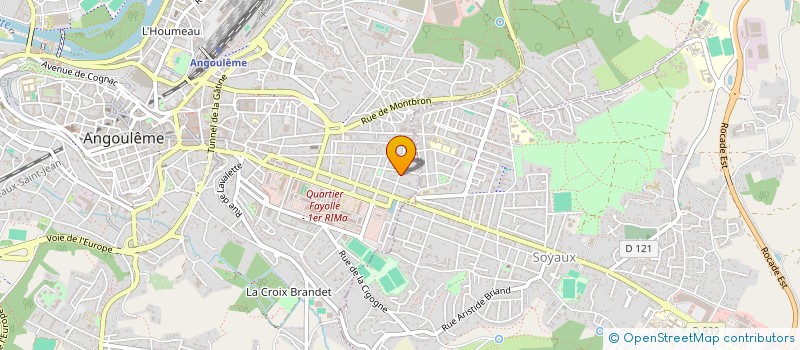 localisation de l'entreprise UNION SPORTIVE DE SAINT MARTIN à ANGOULEME