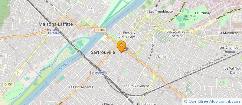 localisation de l'entreprise UNION SPORTIVE DE SARTROUVILLE à SARTROUVILLE
