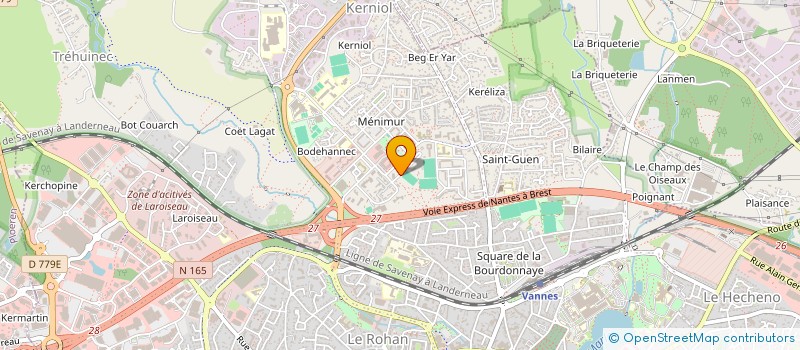 localisation de l'entreprise UNION SPORTIVE DE SENE à VANNES