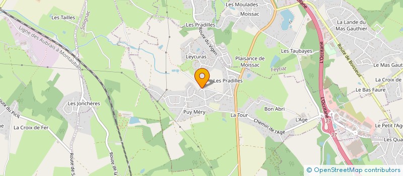 localisation de l'entreprise UNION SPORTIVE DE SOLIGNAC LE VIGEN  SOLIGNAC