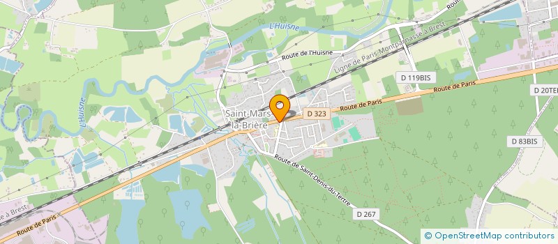 localisation de l'entreprise UNION SPORTIVE DE ST MARS LA BRIERE  SAINT-MARS-LA-BRIERE