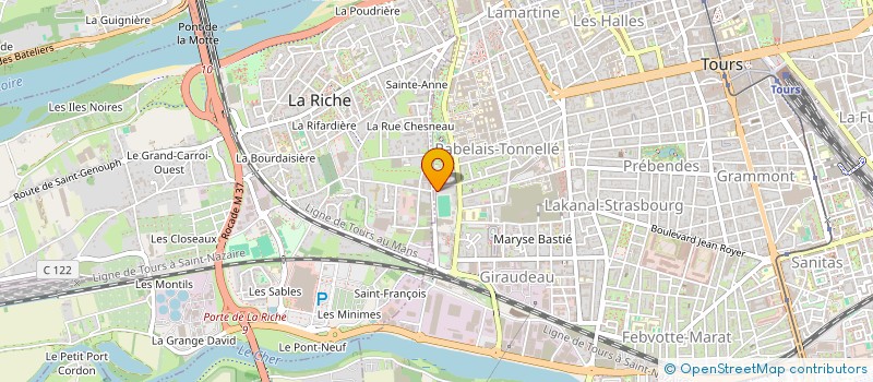 localisation de l'entreprise UNION SPORTIVE DE TOURS FORCE ATHLETIQUE  TOURS