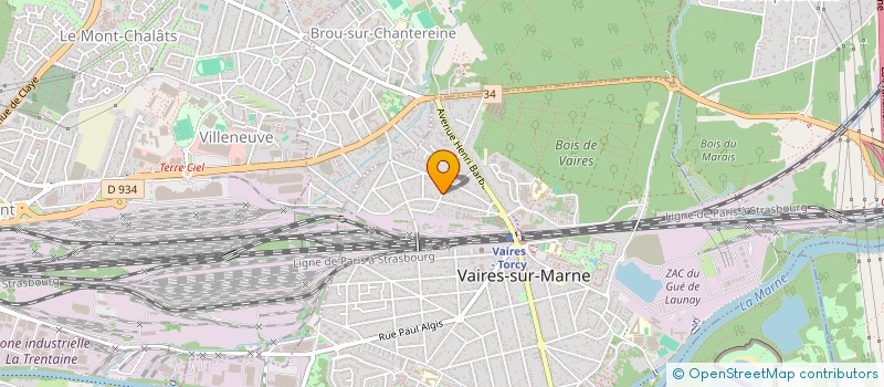 localisation de l'entreprise UNION SPORTIVE DE VAIRES BADMINTON (U.S.V. BAD) à VAIRES-SUR-MARNE