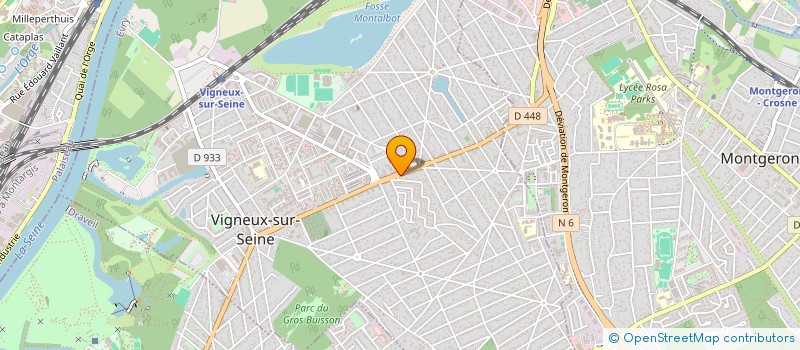 localisation de l'entreprise UNION SPORTIVE DE VIGNEUX à VIGNEUX-SUR-SEINE
