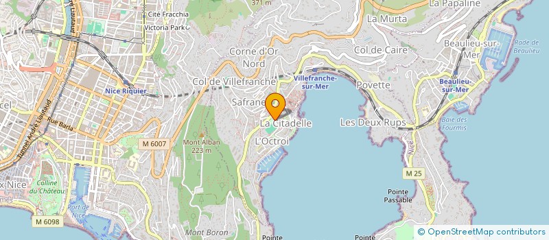 localisation de l'entreprise UNION SPORTIVE DE VILLEFRANCHE SECT.FOOT à VILLEFRANCHE-SUR-MER