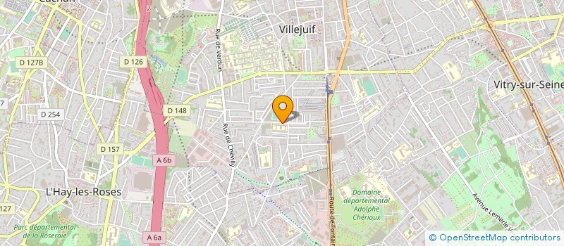 localisation de l'entreprise UNION SPORTIVE DE VILLEJUIF BASKET BALL à VILLEJUIF