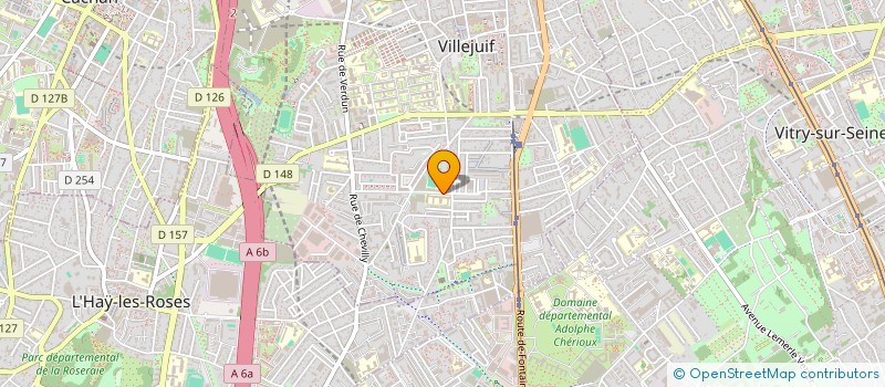 localisation de l'entreprise UNION SPORTIVE DE VILLEJUIF FOOTBALL à VILLEJUIF