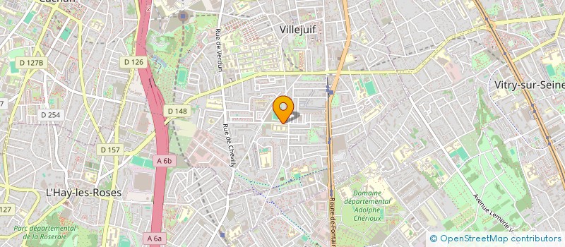 localisation de l'entreprise UNION SPORTIVE DE VILLEJUIF HAND BALL à VILLEJUIF