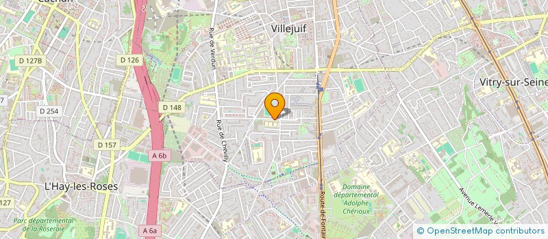 localisation de l'entreprise UNION SPORTIVE DE VILLEJUIF PETANQUE à VILLEJUIF