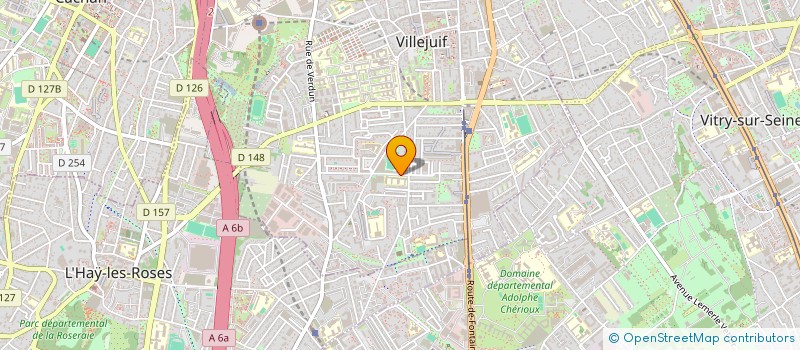 localisation de l'entreprise UNION SPORTIVE DE VILLEJUIF VOLLEY BALL à VILLEJUIF