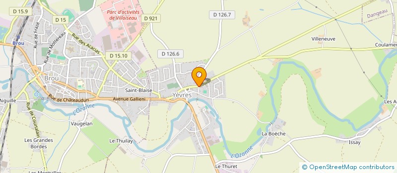 localisation de l'entreprise UNION SPORTIVE DE YEVRES à YEVRES