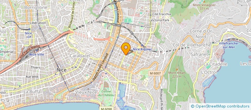 localisation de l'entreprise UNION SPORTIVE DES CHEMINOTS à NICE