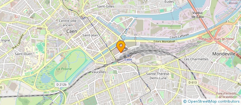 localisation de l'entreprise UNION SPORTIVE DES CHEMINOTS CAENNAIS à CAEN