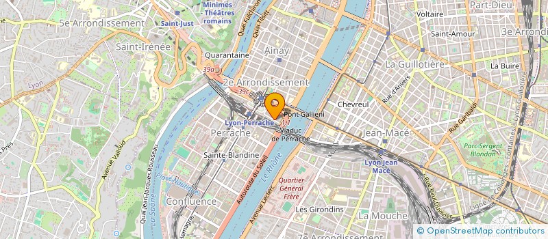 localisation de l'entreprise UNION SPORTIVE DES CHEMINOTS LYONNAIS LA RAPIERE  LYON