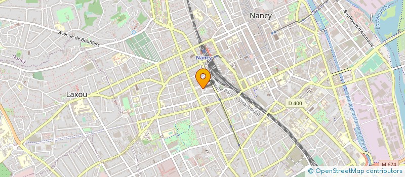 localisation de l'entreprise UNION SPORTIVE DES DOUANES DE LORRAINE  NANCY