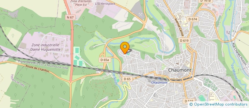 localisation de l'entreprise UNION SPORTIVE DES ECOLES DE CHAUMONT à CHAUMONT