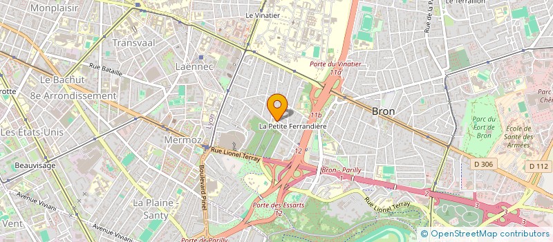 localisation de l'entreprise UNION SPORTIVE DES ESSARTS à BRON