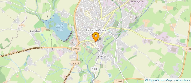 localisation de l'entreprise UNION SPORTIVE DES ETUDIANTS FERTOIS à LA FERTE MACE