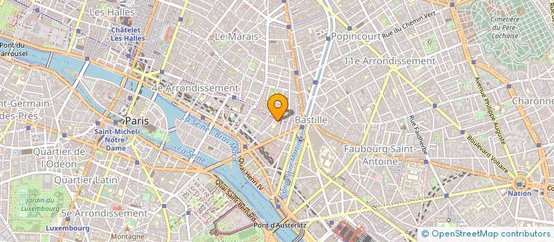 localisation de l'entreprise UNION SPORTIVE DES FRANCS BOURGEOIS à PARIS