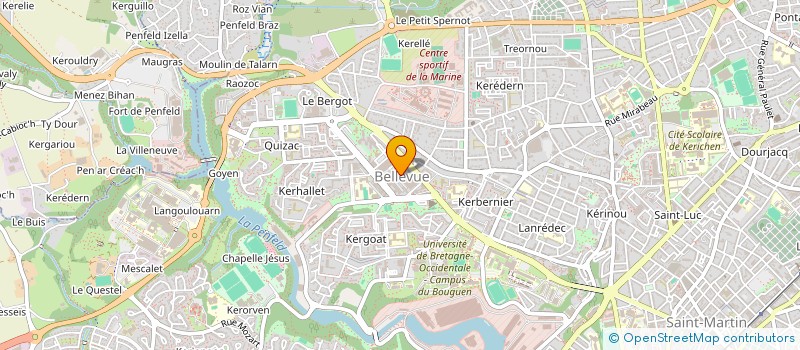 localisation de l'entreprise UNION SPORTIVE DES IME BRESTOIS à BREST