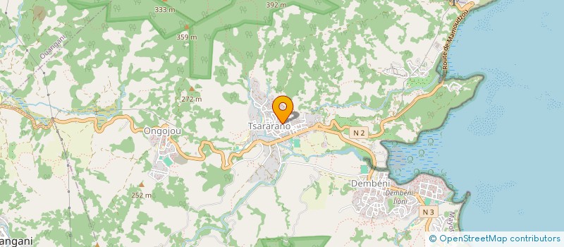 localisation de l'entreprise UNION SPORTIVE DES JEUNES DE TSARARANO à DEMBENI