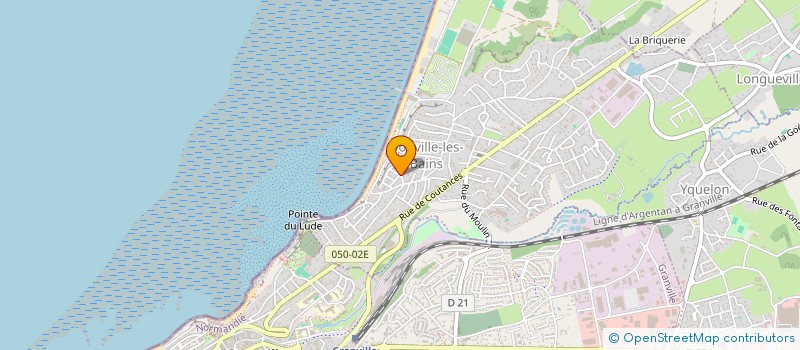 localisation de l'entreprise UNION SPORTIVE DES MOUETTES DONVILLAISES TENNIS DE TABLE  DONVILLE-LES-BAINS