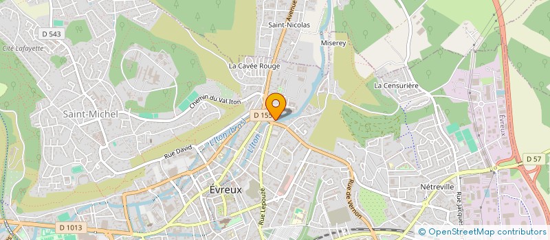 localisation de l'entreprise UNION SPORTIVE DES PORTUGAIS D EVREUX  EVREUX