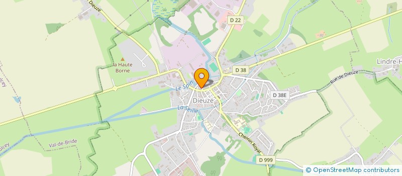 localisation de l'entreprise UNION SPORTIVE DIEUZE  DIEUZE