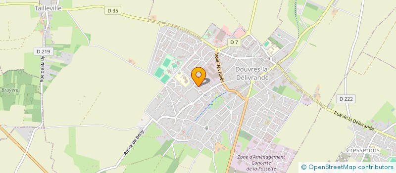 localisation de l'entreprise UNION SPORTIVE DU COLLEGE DE DOUVRES LA DELIVRANDE à DOUVRES-LA-DELIVRANDE