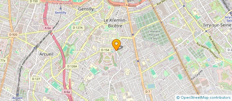 localisation de l'entreprise UNION SPORTIVE DU KREMLIN à LE KREMLIN-BICETRE