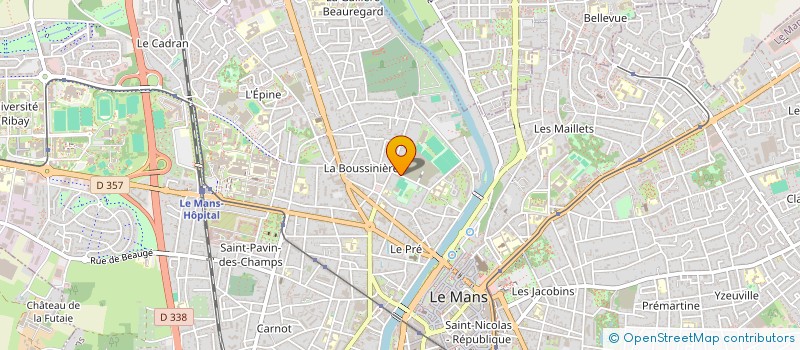 localisation de l'entreprise UNION SPORTIVE DU MANS à LE MANS