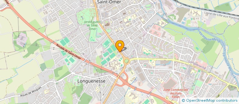 localisation de l'entreprise UNION SPORTIVE DU PAYS DE SAINT OMER  SAINT-OMER