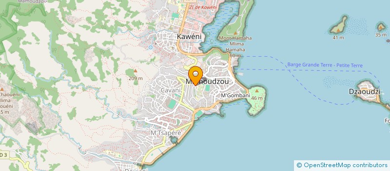 localisation de l'entreprise UNION SPORTIVE DU PERSONNEL DE L'EDUCATION NATIONALE DE MAYOTTE (USPENM) à MAMOUDZOU