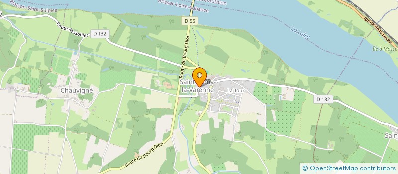 localisation de l'entreprise UNION SPORTIVE DU PETIT LOUET SECTION TENNIS  BLAISON-SAINT-SULPICE