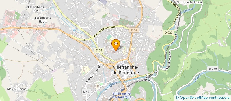 localisation de l'entreprise UNION SPORTIVE DU TRICOT  VILLEFRANCHE-DE-ROUERGUE