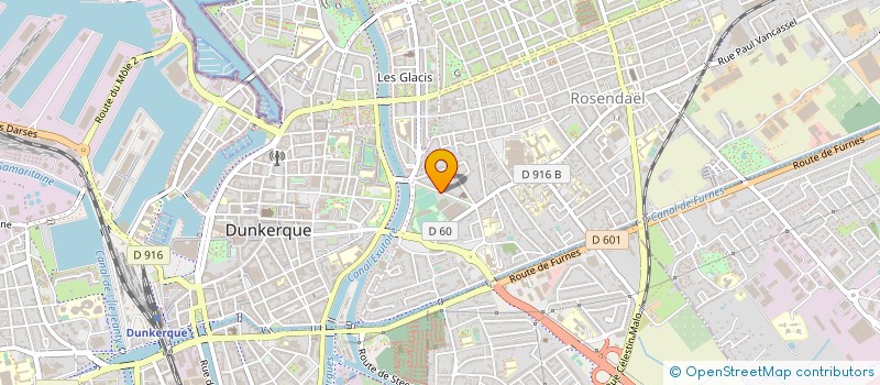 localisation de l'entreprise UNION SPORTIVE DUNKERQUOISE ATHLETISME à DUNKERQUE