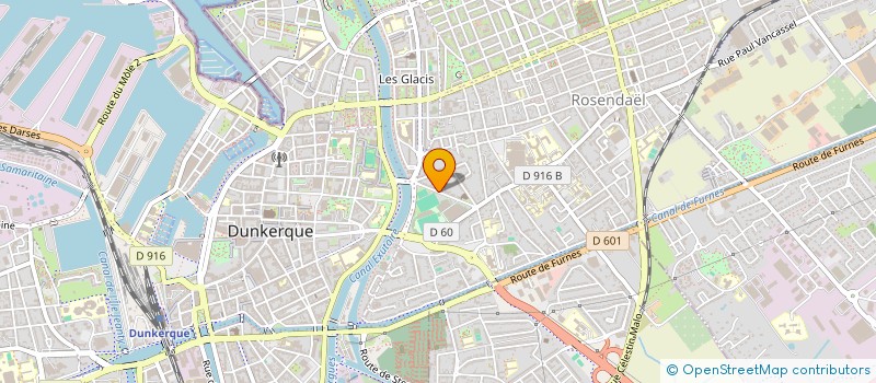 localisation de l'entreprise UNION SPORTIVE DUNKERQUOISE TENNIS à DUNKERQUE
