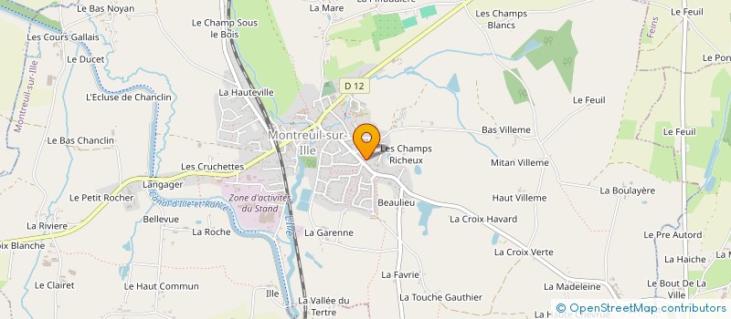 localisation de l'entreprise UNION SPORTIVE ECOLE PUBLIQUE à GUIPEL