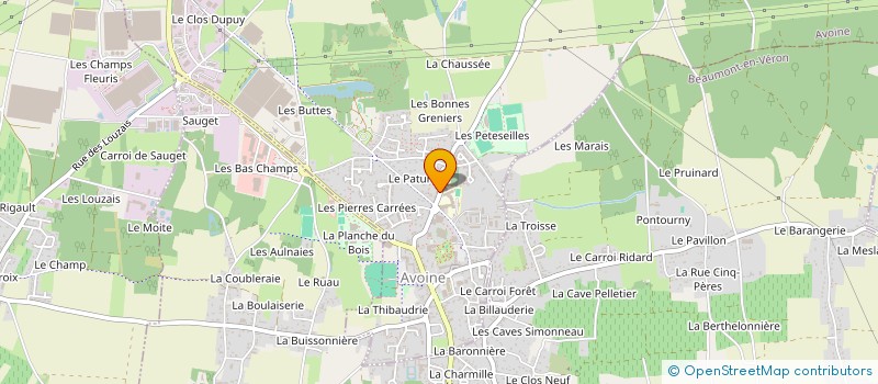 localisation de l'entreprise UNION SPORTIVE ELECTRIQU AVOINE-BEAUMONT à AVOINE