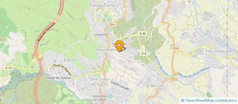 localisation de l'entreprise UNION SPORTIVE ENSEIGNEMENT 1ER DEGRE à SAINT-PAUL