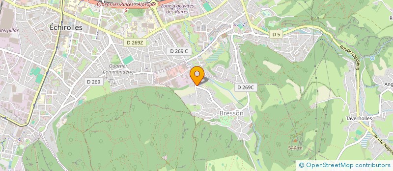 localisation de l'entreprise UNION SPORTIVE ENSEIGNEMENT PREMIER DEGR  BRESSON