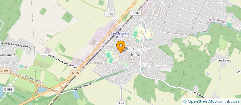 localisation de l'entreprise UNION SPORTIVE ENSEIGNEMENT PREMIER DEGRE A.S. ROGER COLART  LES ESSARTS-LE-ROI