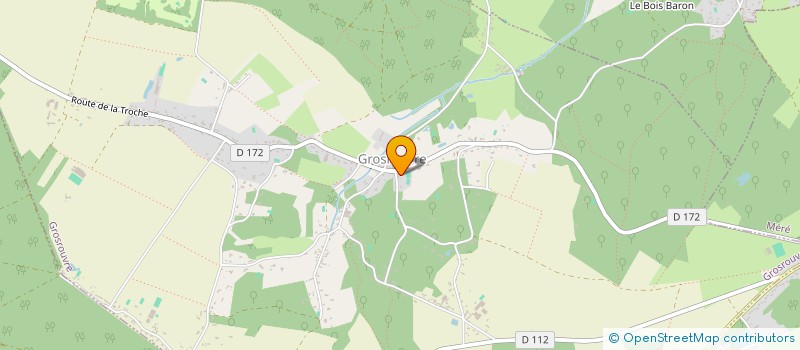 localisation de l'entreprise UNION SPORTIVE ENSEIGNEMENT PREMIER DEGRE ECOLE DE GROSROUVRE  GROSROUVRE